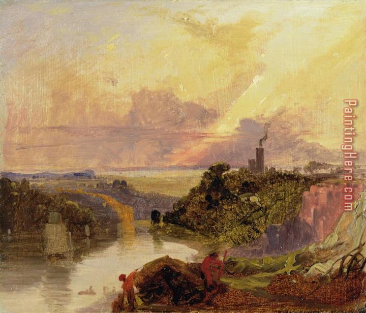 Francis Danby The Avon Gorge at Sunset